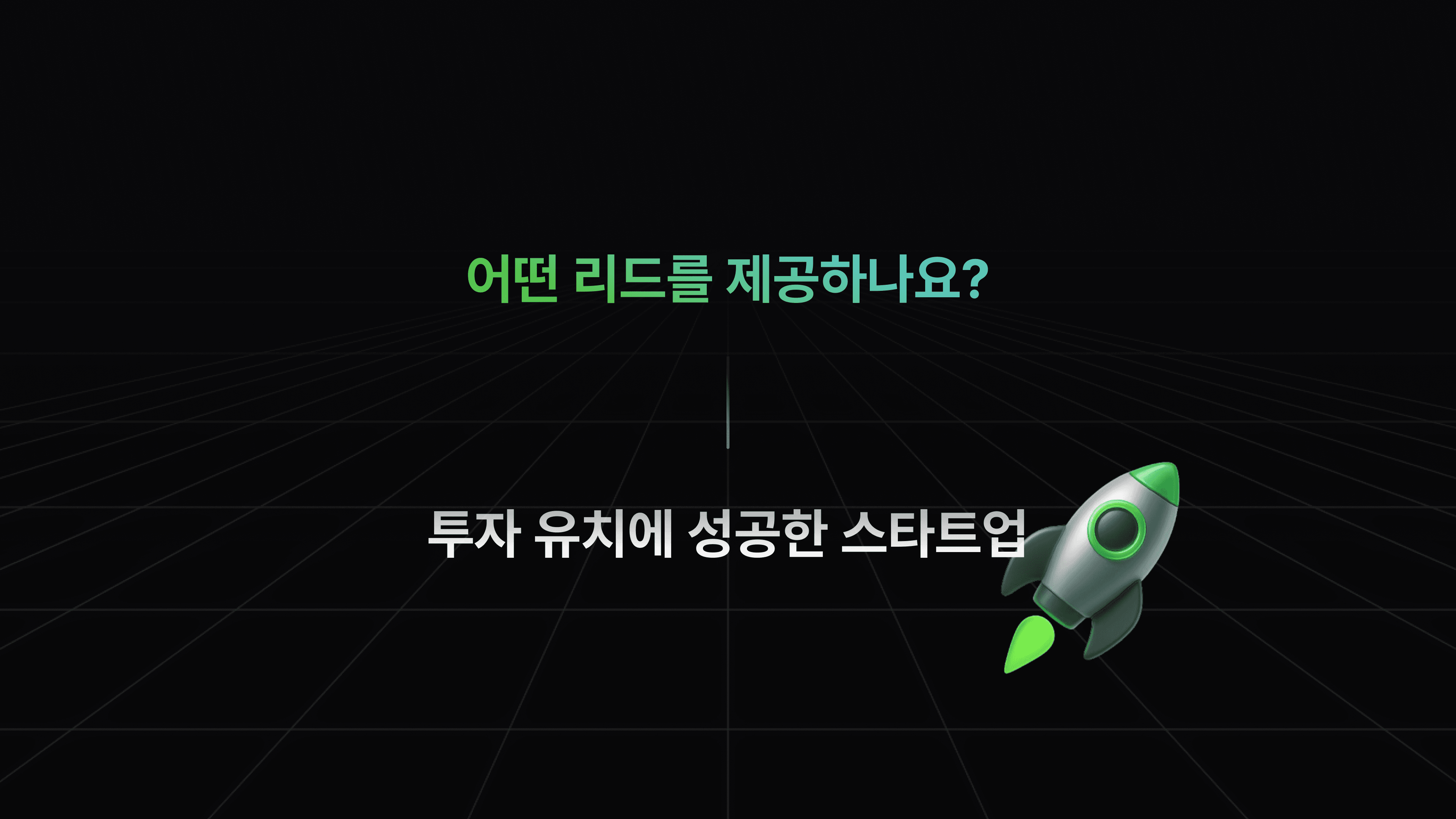어떤 리드를 제공하나요?